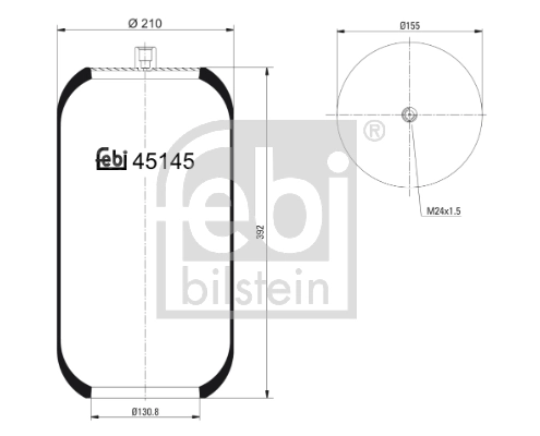 Bellow, air suspension